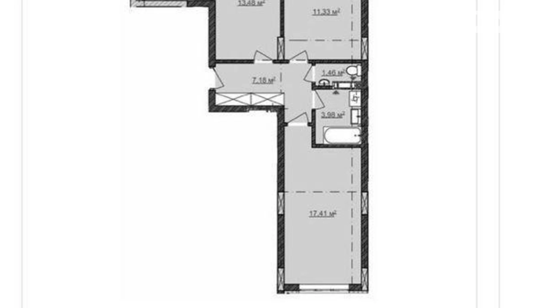 Продается 2-комнатная квартира 65 кв. м в Львове, ул. Вулецкая, 1 - фото 5