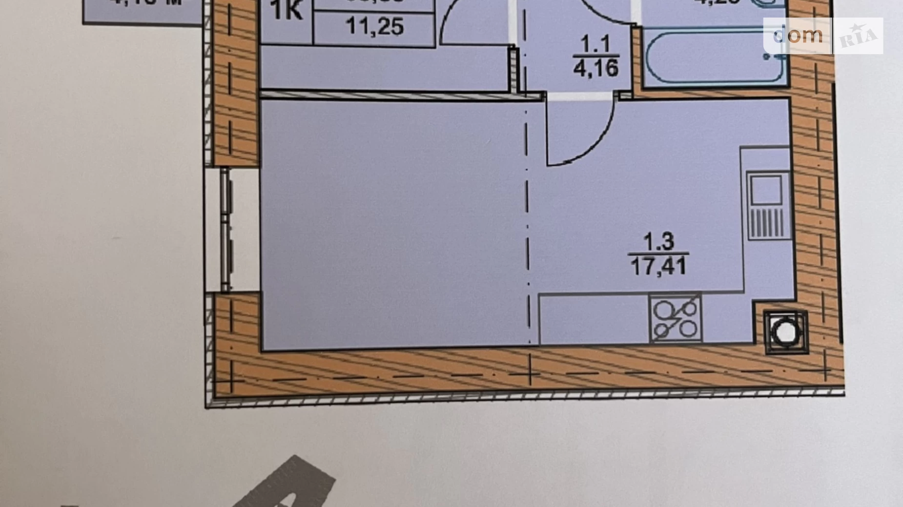 Продається 1-кімнатна квартира 40 кв. м у Пустомитах, вул. Лісневицька, 9А