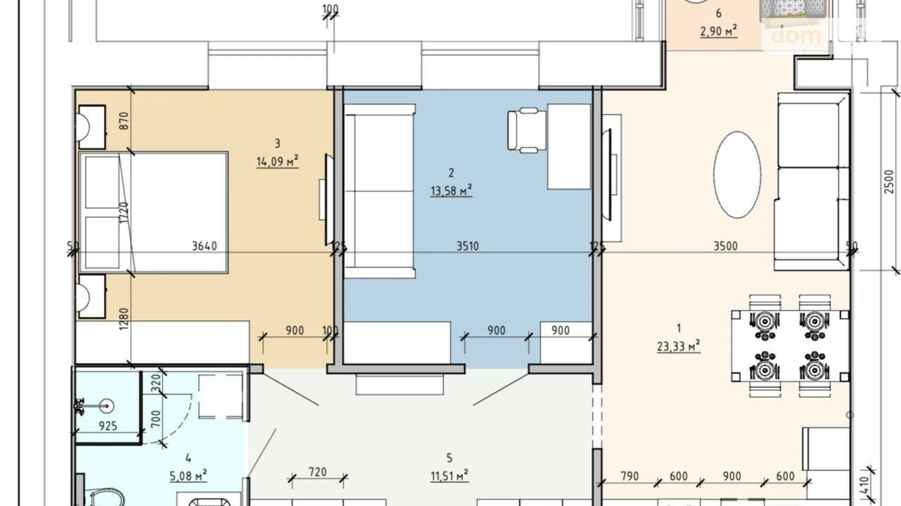 Продается 3-комнатная квартира 73 кв. м в Днепре, ул. Евгения Чикаленко(Аржанова), 3 - фото 5