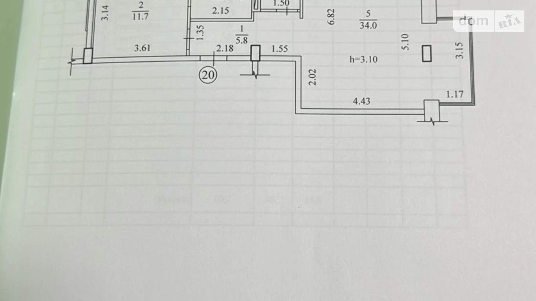 Продается 2-комнатная квартира 60 кв. м в Днепре, пер. Земледельческий, 25