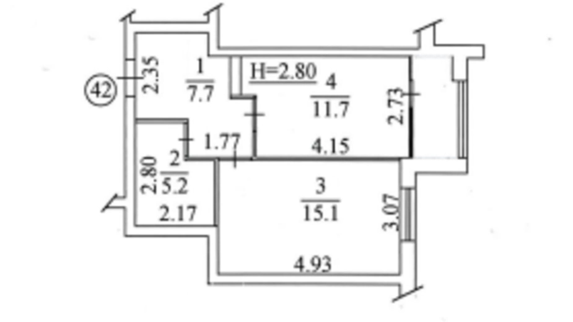 Продается 1-комнатная квартира 43 кв. м в Чабанах, ул. Юности, 4 - фото 2