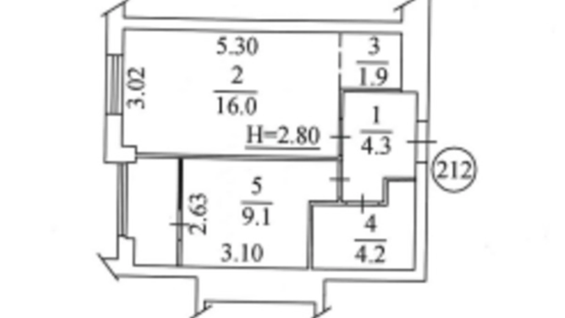 Продается 1-комнатная квартира 39 кв. м в Чабанах, ул. Юности, 4 - фото 2