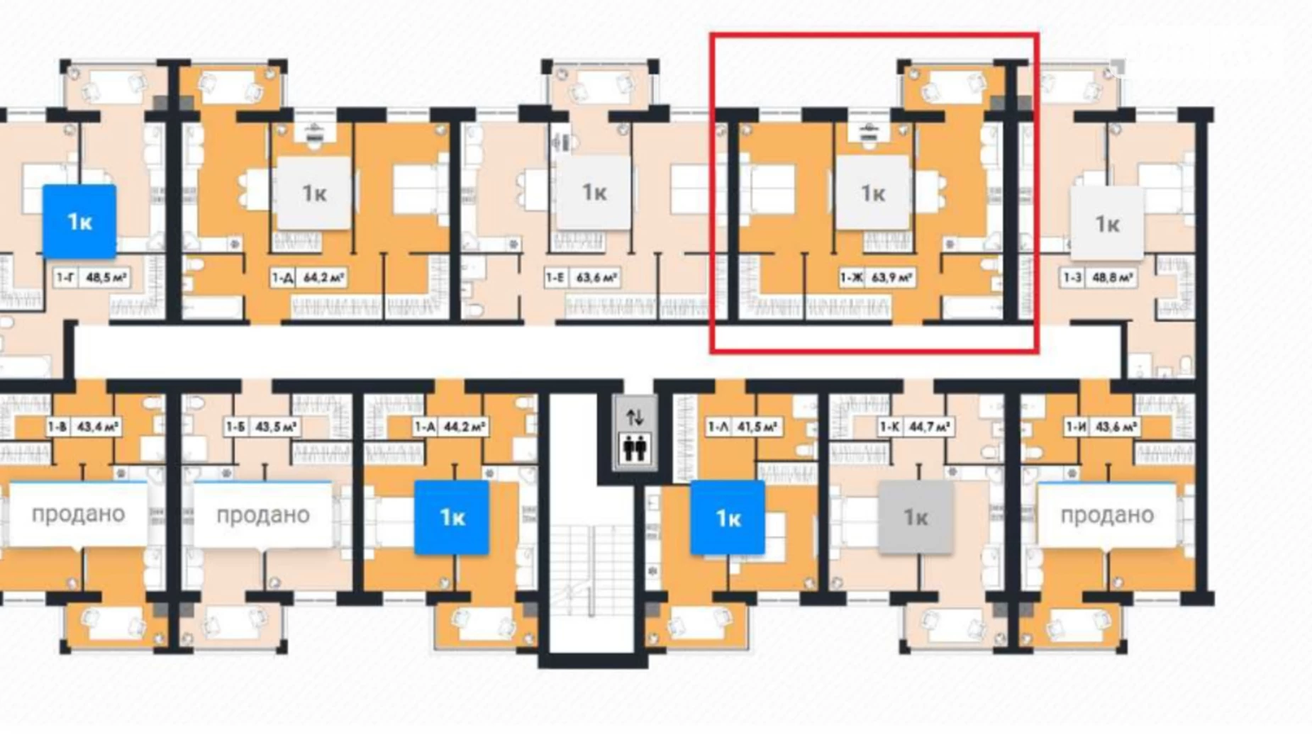 Продается 2-комнатная квартира 64 кв. м в Днепре, Запорожское шоссе, 32