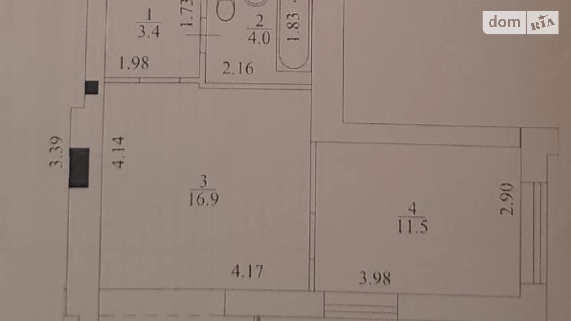 Продается 1-комнатная квартира 42 кв. м в Буче, ул. Ивана Кожедуба, 8А