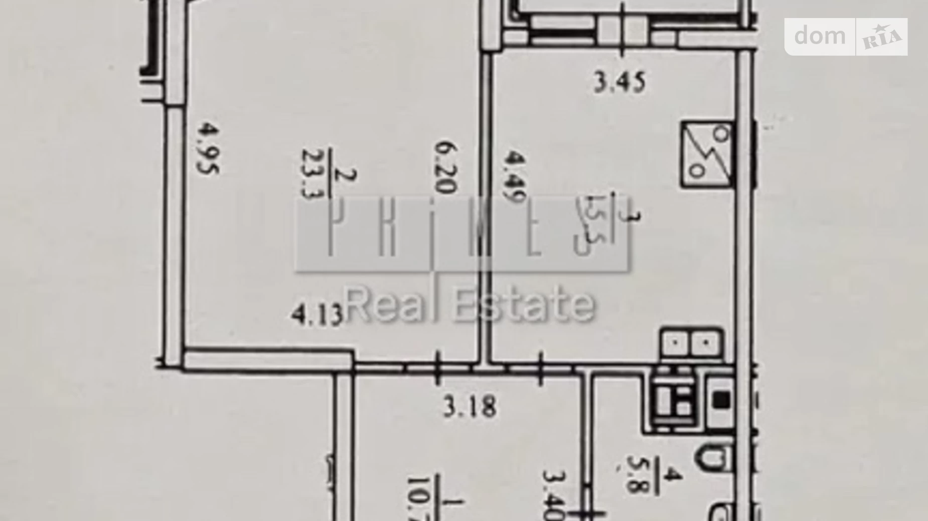 Продается 1-комнатная квартира 58 кв. м в Киеве, ул. Багринова(Адмирала Ушакова), 1А - фото 5