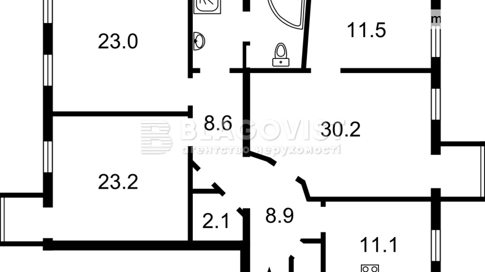 Продается 3-комнатная квартира 133 кв. м в Киеве, ул. Сретенская, 11