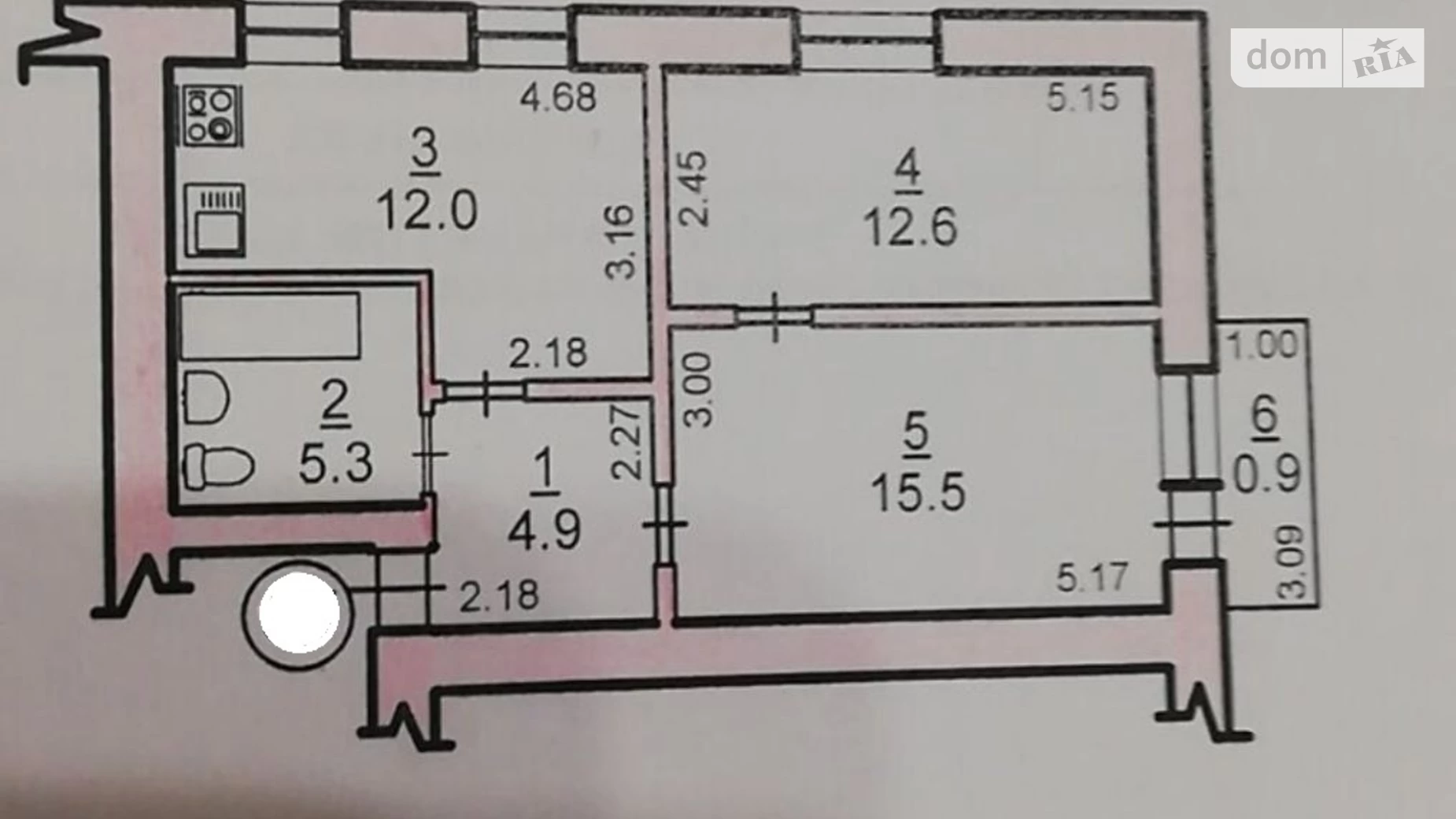 Продается 2-комнатная квартира 51.1 кв. м в Николаеве, ул. Николаевская