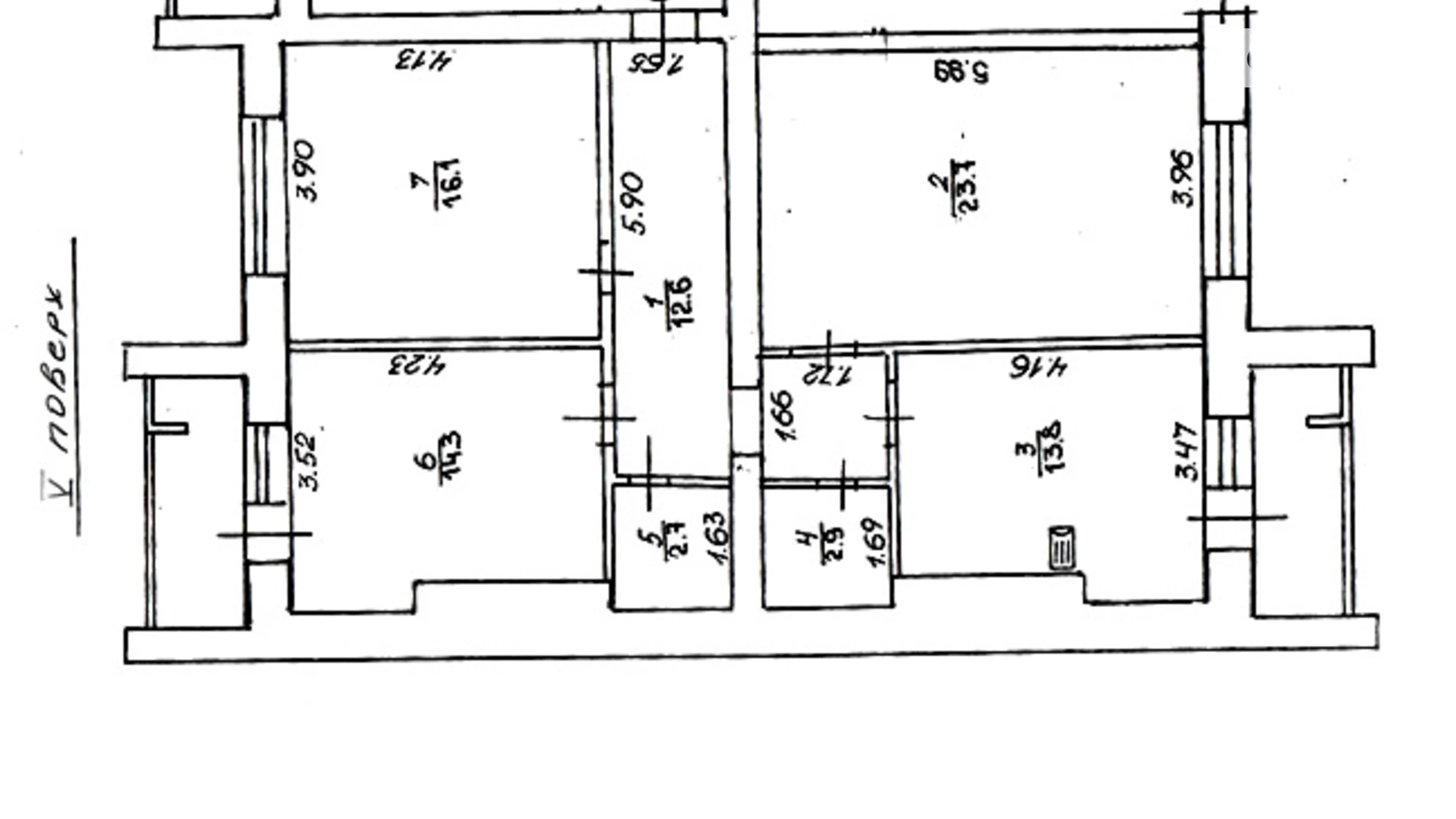 Продается 3-комнатная квартира 90.5 кв. м в Ровно, ул. Иосифа Драганчука, 4 - фото 2