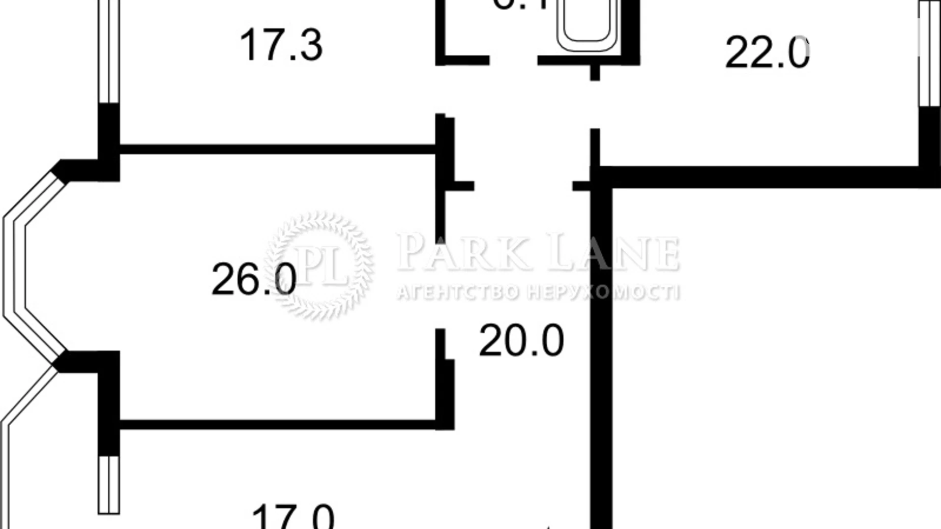 Продается 3-комнатная квартира 105 кв. м в Киеве, ул. Анны Ахматовой, 35