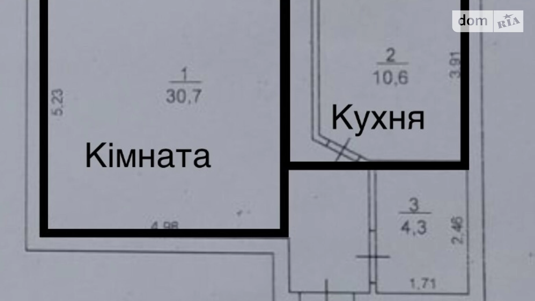 Продається 1-кімнатна квартира 45.6 кв. м у Ірпені, вул. Троїцька - фото 2