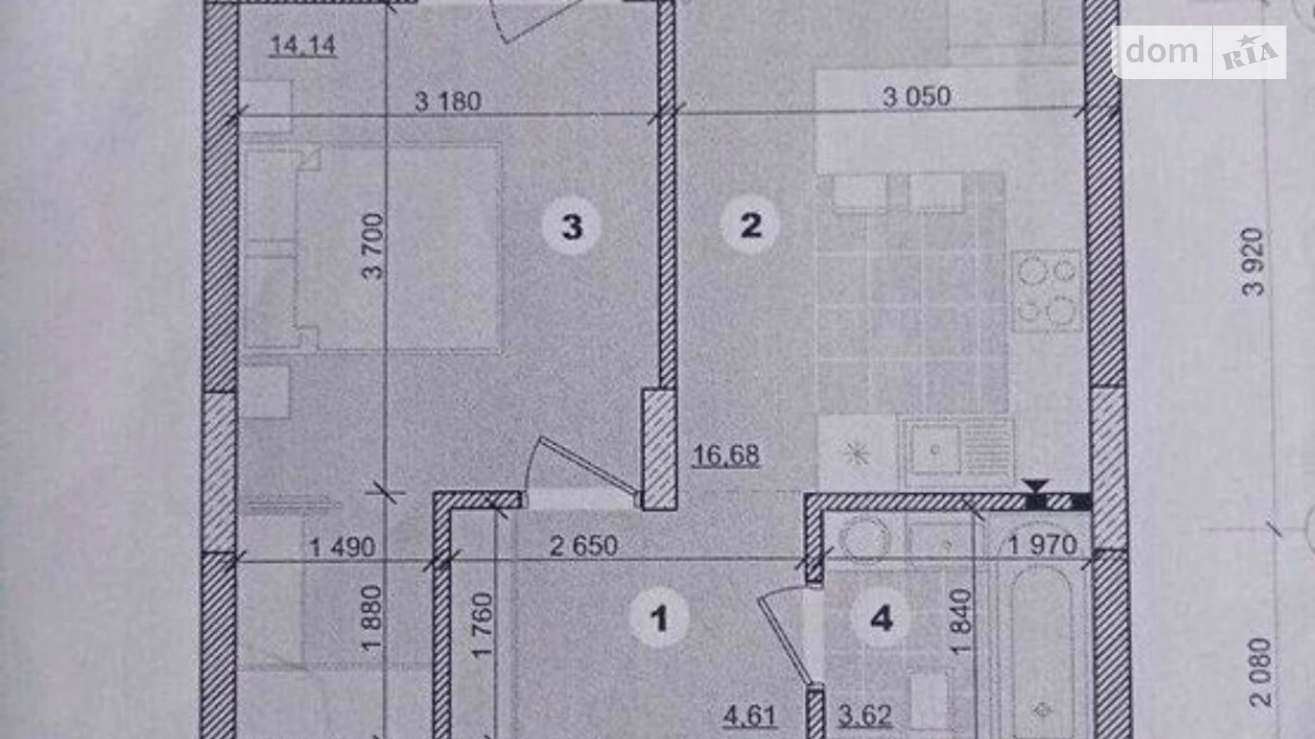 Продается 1-комнатная квартира 44 кв. м в Киеве, ул. Никольско-Слободская, 11