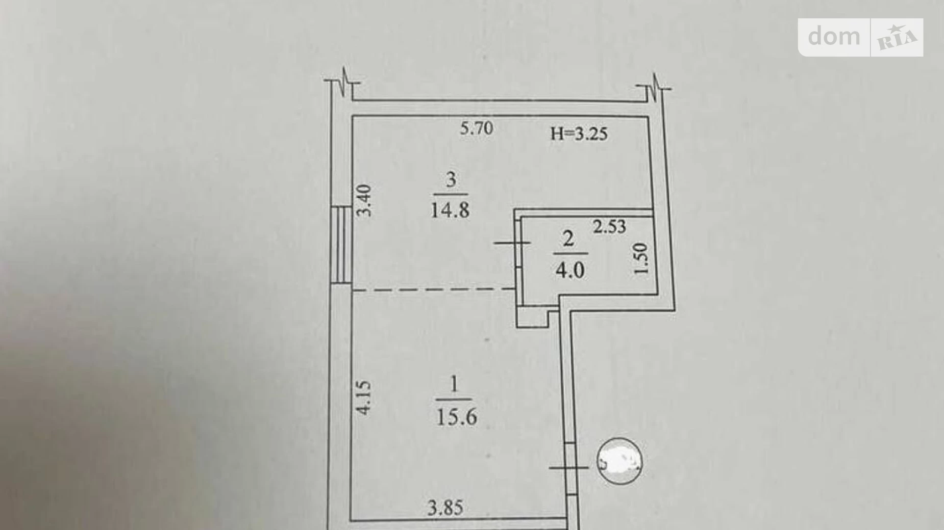 Продається 1-кімнатна квартира 35 кв. м у Харкові, вул. Кричевського, 42