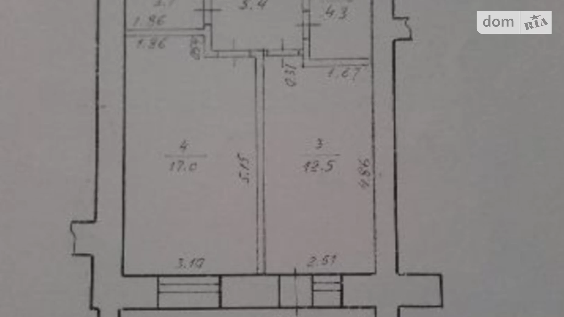 Продается 1-комнатная квартира 52 кв. м в Ивано-Франковске, ул. Кисилевской А.