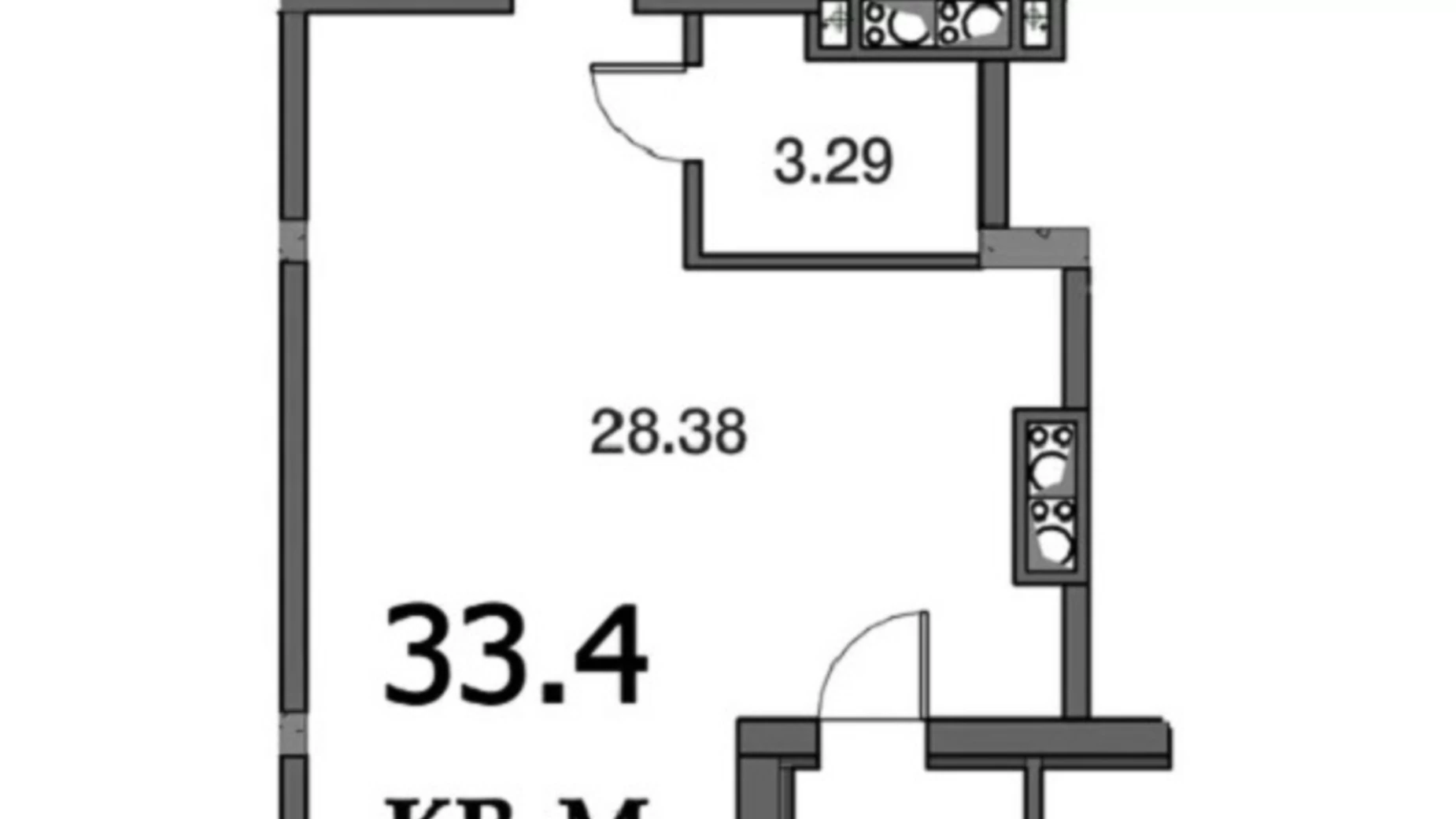 Продается 1-комнатная квартира 34 кв. м в Одессе, ул. Паустовского