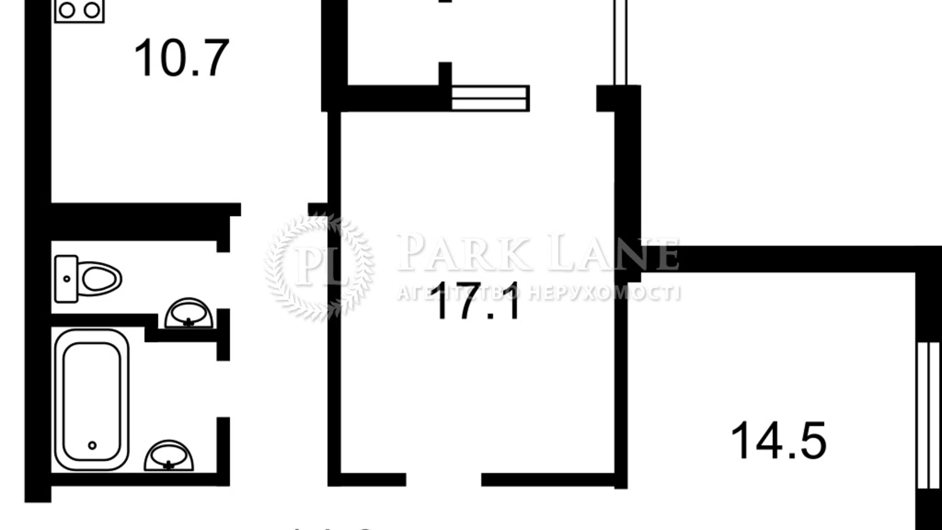 Продается 2-комнатная квартира 65 кв. м в Киеве, ул. Василия Стуса, 7Б