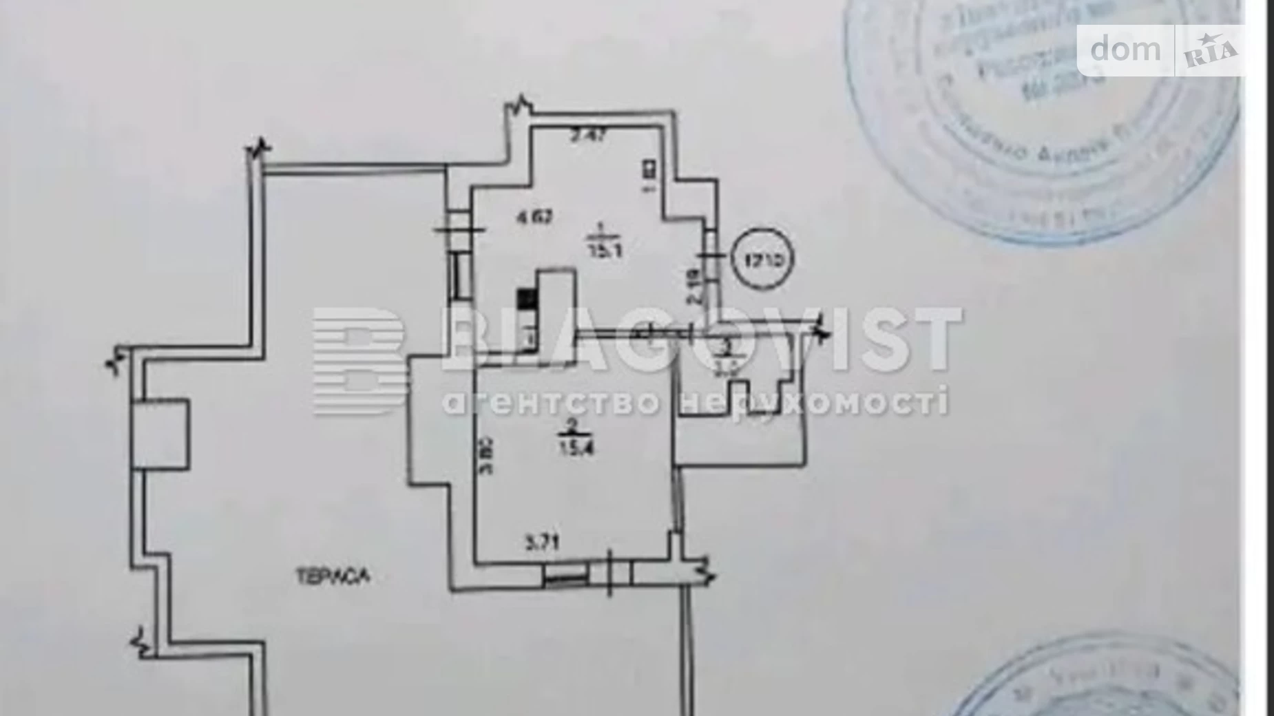 Продается 1-комнатная квартира 55.7 кв. м в Киеве, ул. Петра Калнышевского(Михаила Майорова), 7