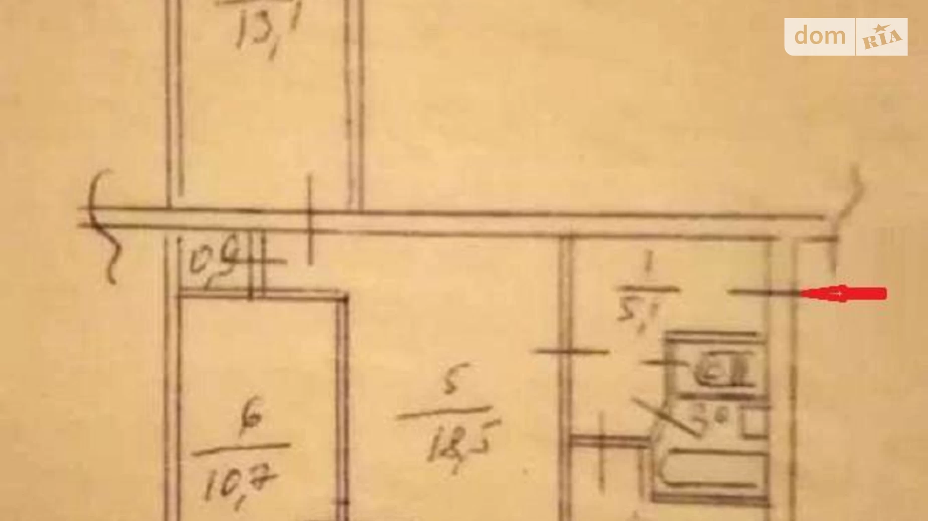 Продается 3-комнатная квартира 57 кв. м в Киеве, ул. Академика Щусева, 4 - фото 4