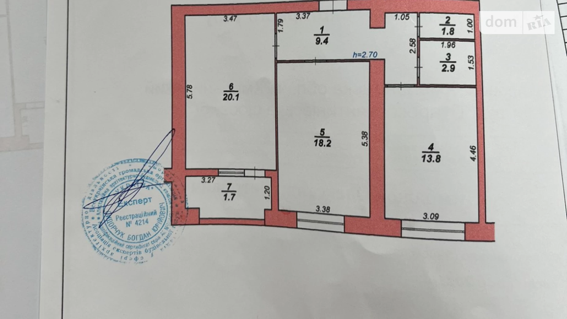 Продається 2-кімнатна квартира 67 кв. м у Хмельницькому, Старокостянтинівське шосе