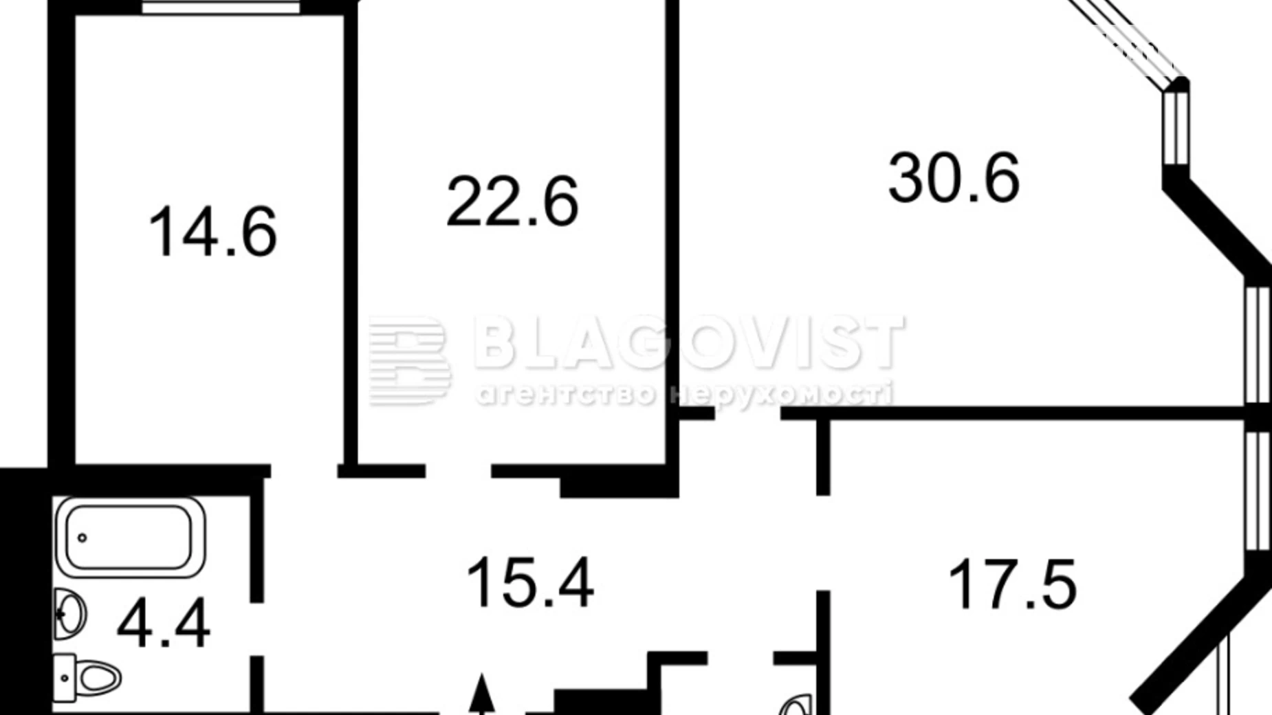 Продается 3-комнатная квартира 110 кв. м в Киеве, ул. Героев Обороны, 10А