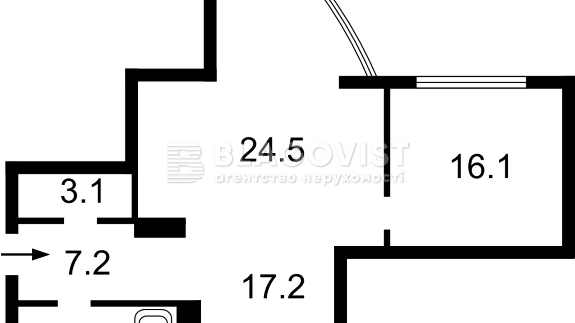 Продается 1-комнатная квартира 75 кв. м в Киеве, ул. Глубочицкая, 32Б - фото 3