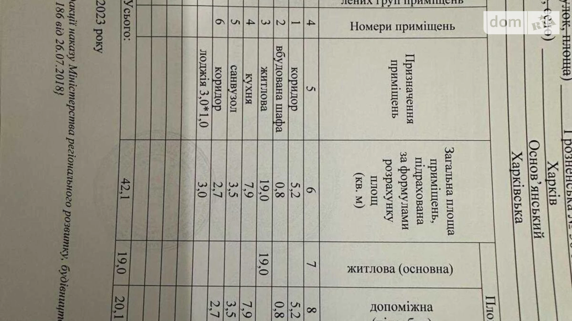 Продається 1-кімнатна квартира 42 кв. м у Харкові, вул. Грозненська, 56А