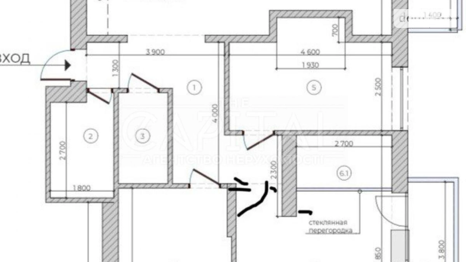 Продается 4-комнатная квартира 119 кв. м в Киеве, ул. Предславинская, 42 - фото 4