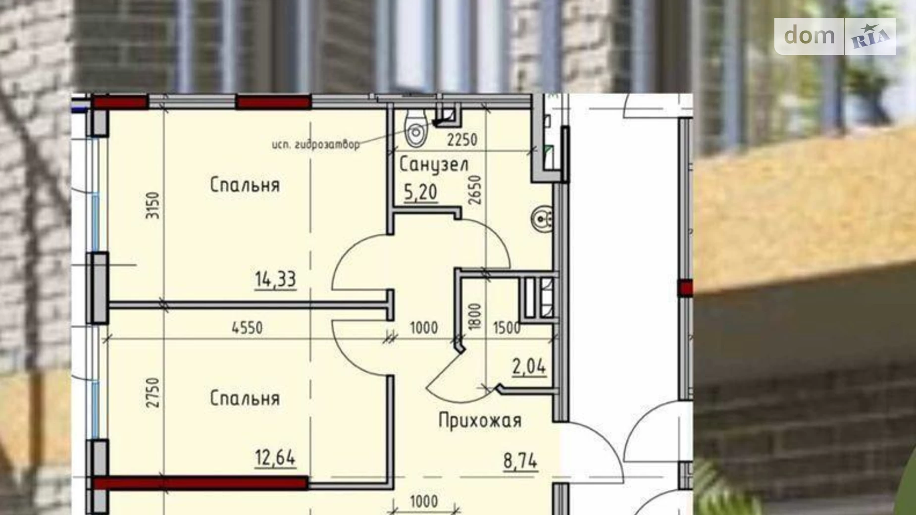 Продается 3-комнатная квартира 90 кв. м в Одессе, ул. Дачная, 28