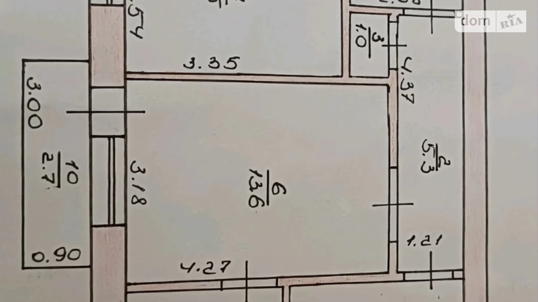 3-комнатная квартира 64 кв. м в Луцке, ул. Вячеслава Хурсенко - фото 2