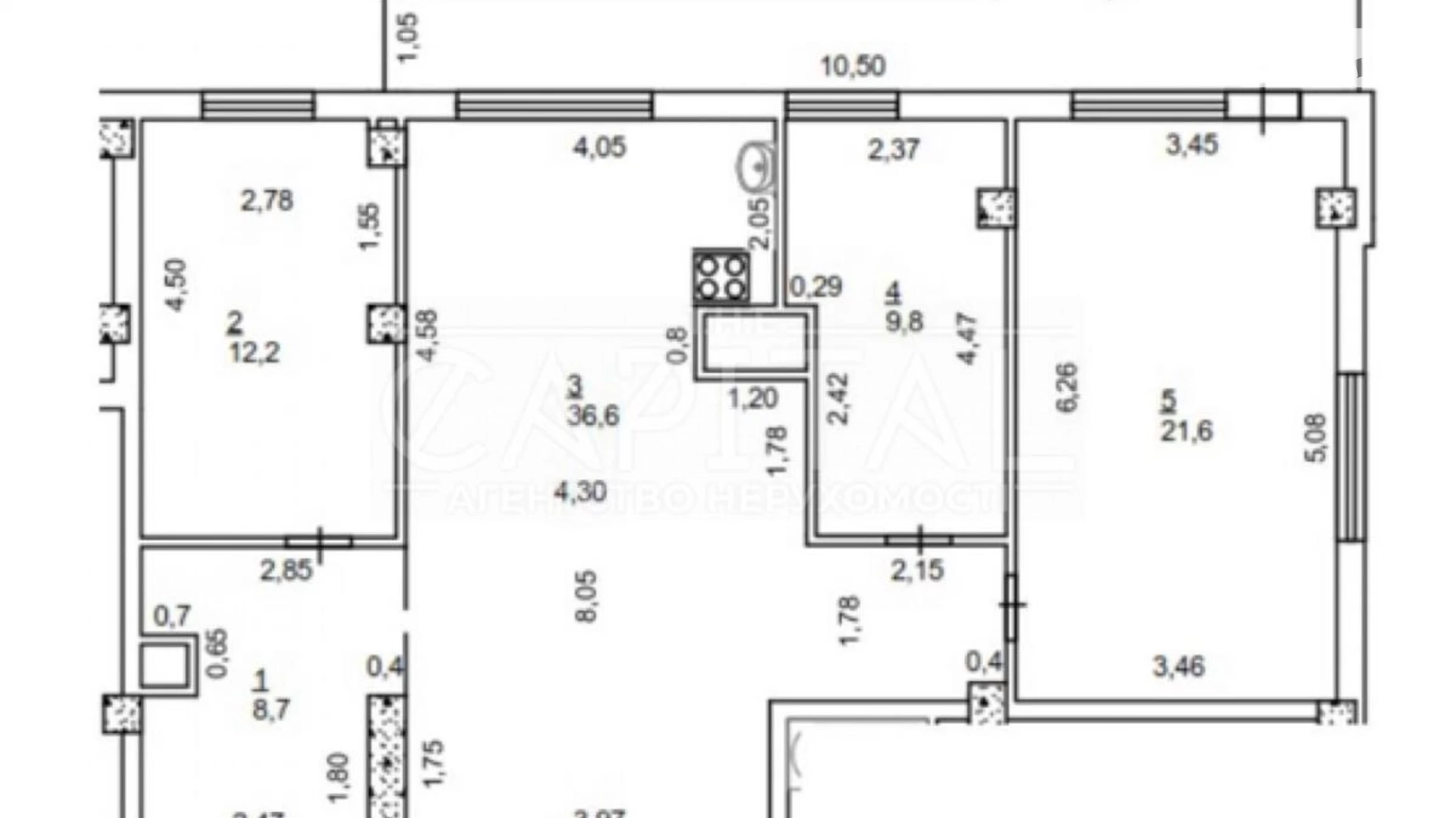 Продается 3-комнатная квартира 94 кв. м в Киеве, ул. Нагорная, 16 - фото 4