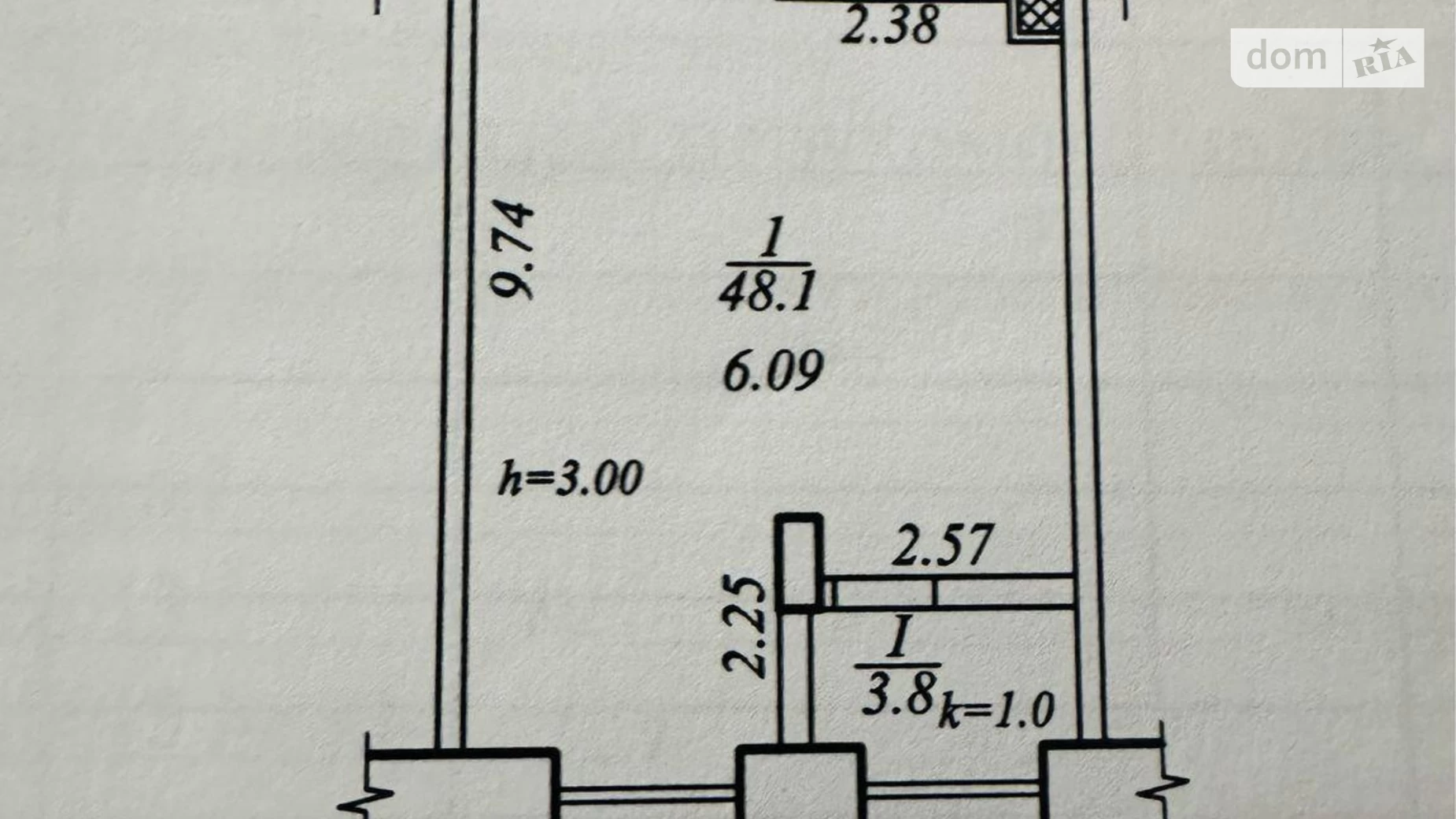 Продается 2-комнатная квартира 56.9 кв. м в Днепре, бул. Звездный, 1М