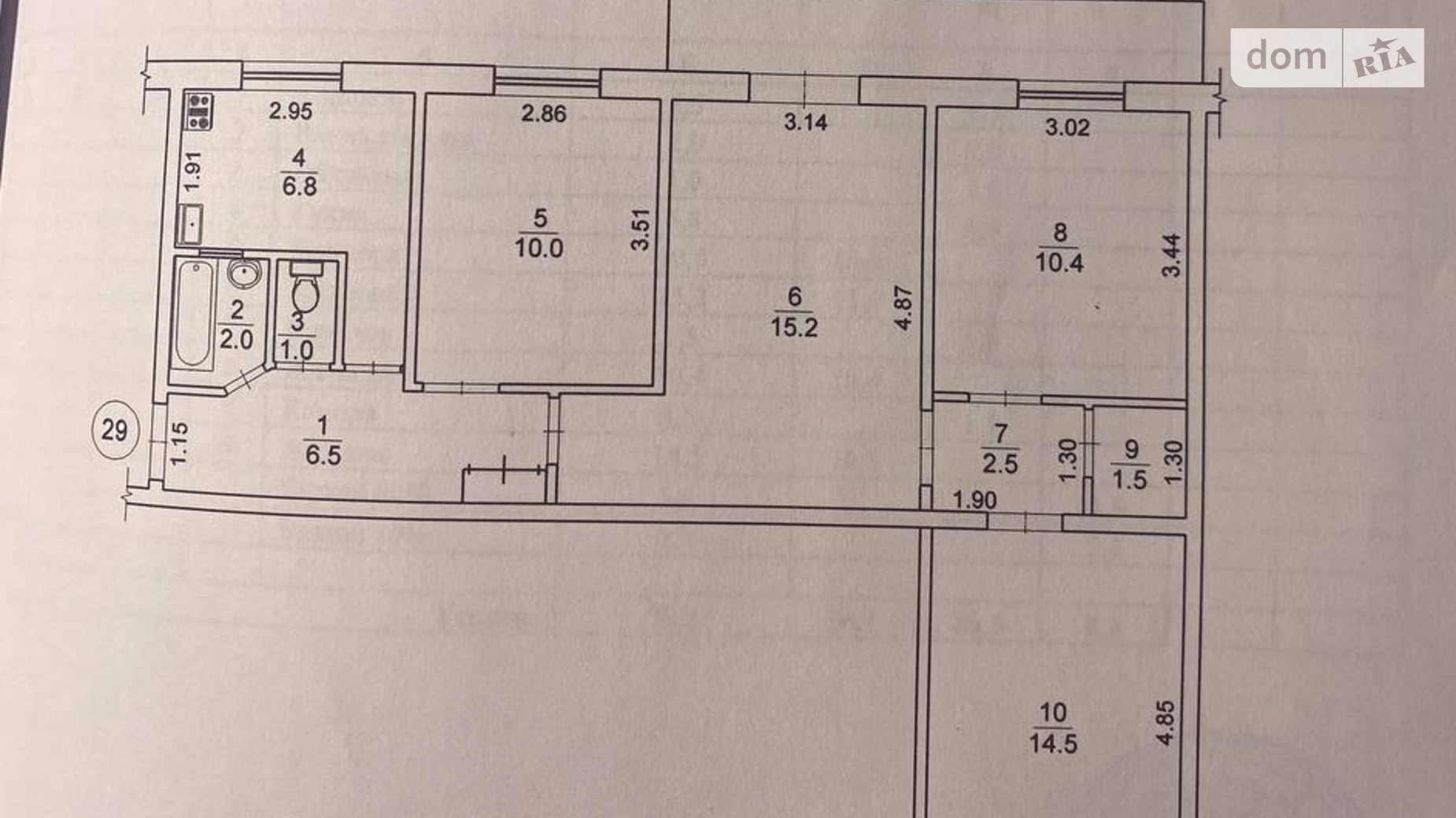 Продается 4-комнатная квартира 79 кв. м в Киеве, ул. Плеханова, 4А