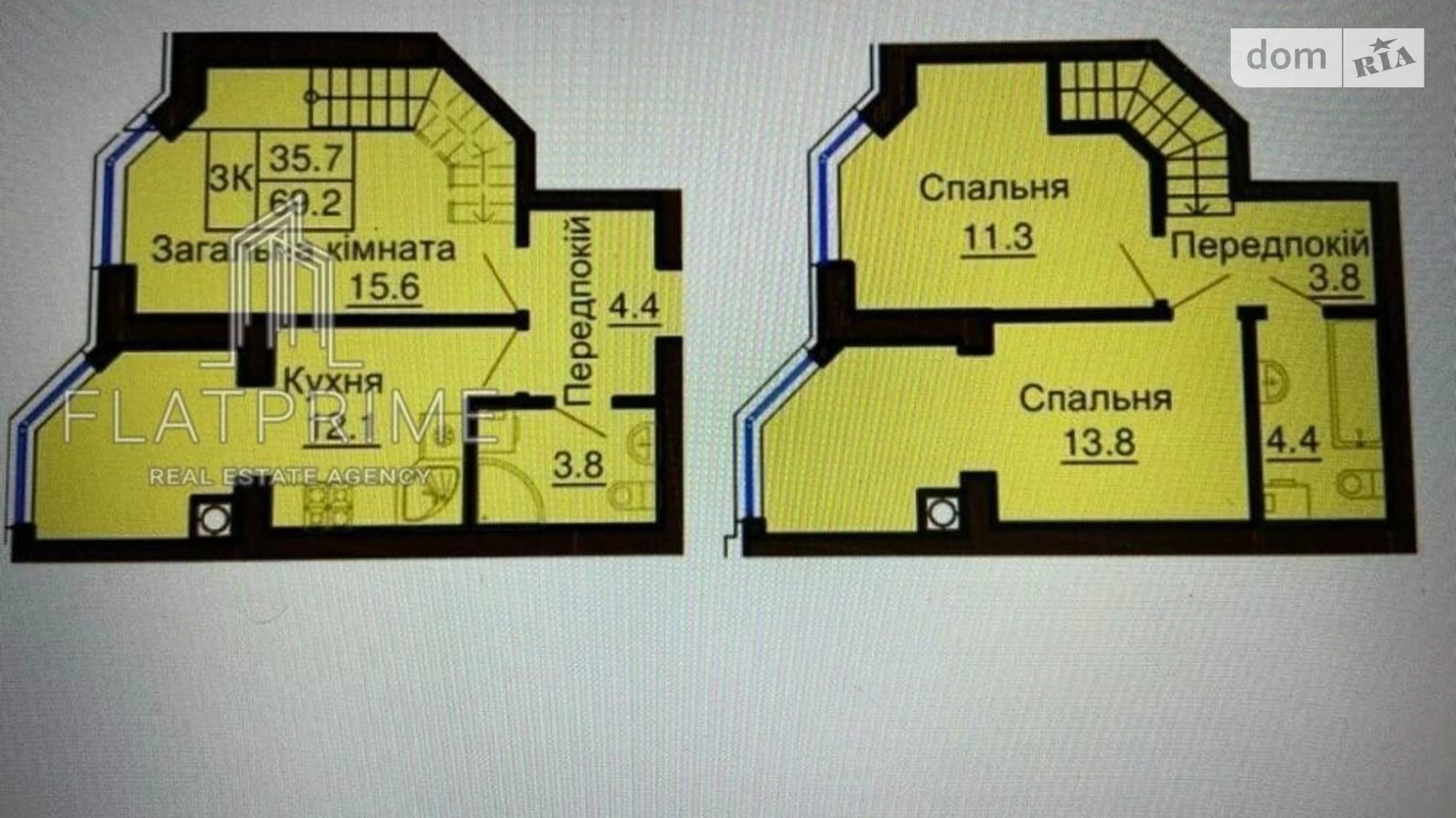 Продається 3-кімнатна квартира 73 кв. м у Софіївській Борщагівці, вул. Зелена, 1 - фото 3