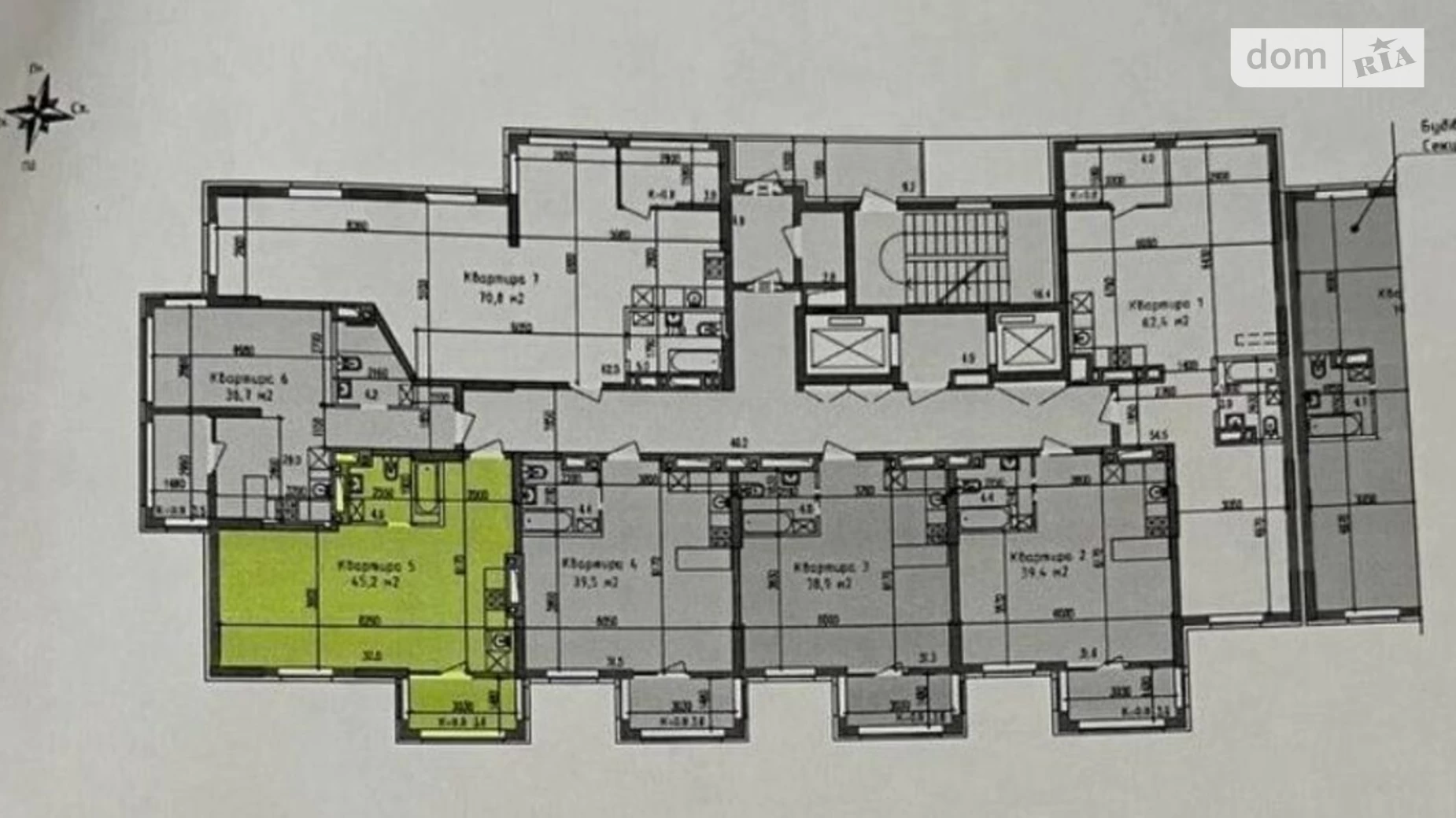 Продається 1-кімнатна квартира 45.2 кв. м у Дніпрі, вул. Мандриківська, 298