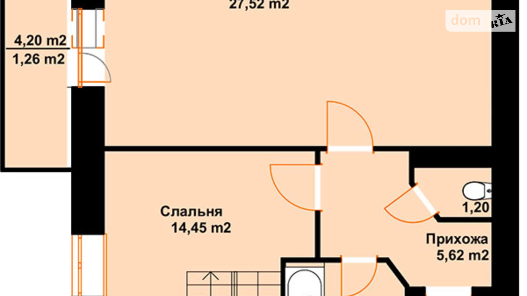 Продается 3-комнатная квартира 108.06 кв. м в Черткове, ул. Млынарская, 14