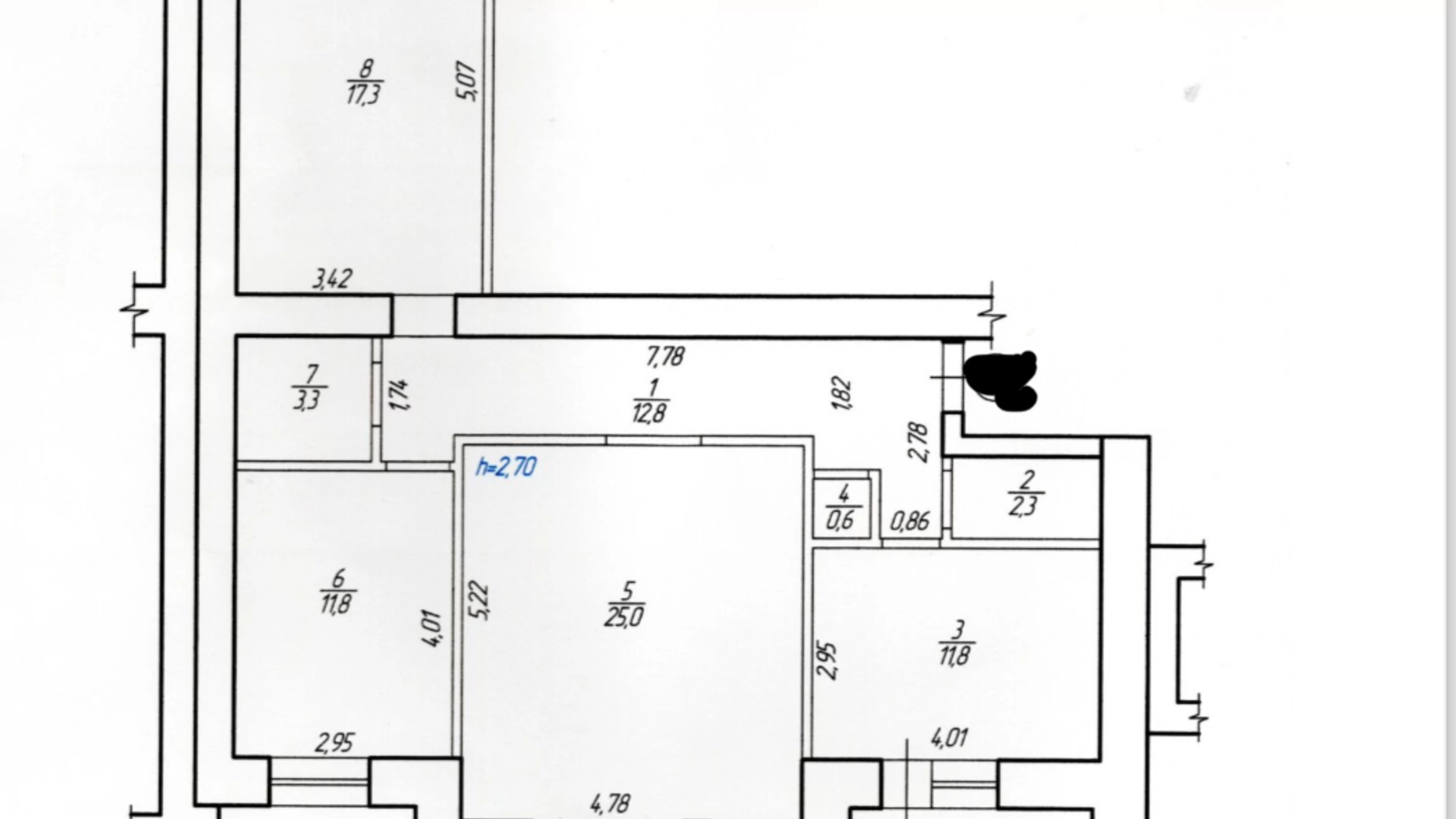 Продается 3-комнатная квартира 93 кв. м в Ровно, ул. Богоявленская