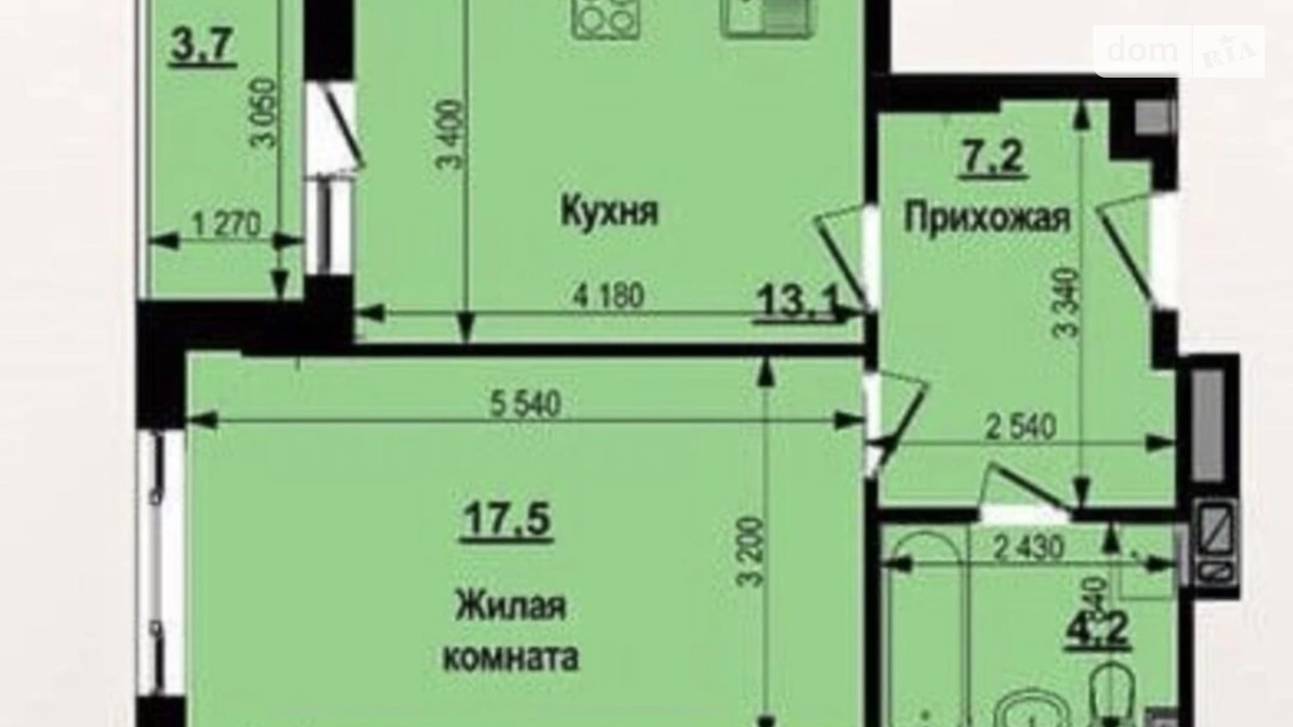 Продається 1-кімнатна квартира 45 кв. м у Харкові, просп. Героїв Харкова(Московський), 156