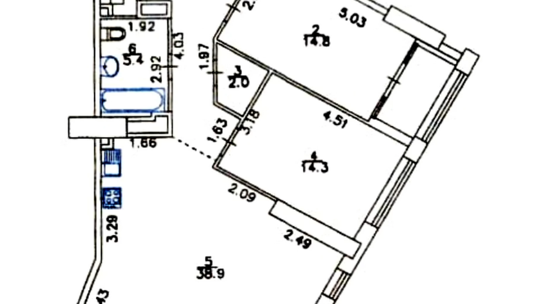 Продається 3-кімнатна квартира 95.2 кв. м у Києві, просп. Берестейський(Перемоги), 11 корпус 1 - фото 2