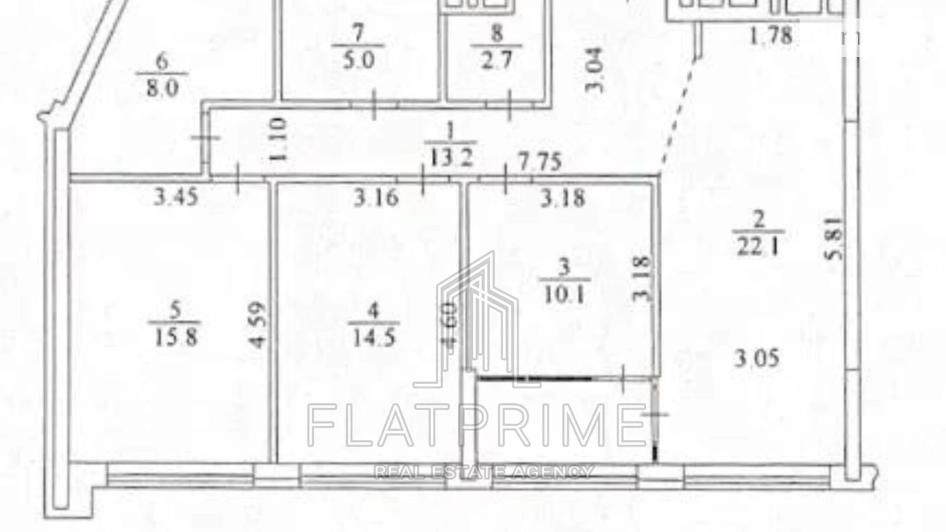 Продається 3-кімнатна квартира 95.5 кв. м у Києві, вул. Віктора Некрасова(Північно-Сирецька), 12А