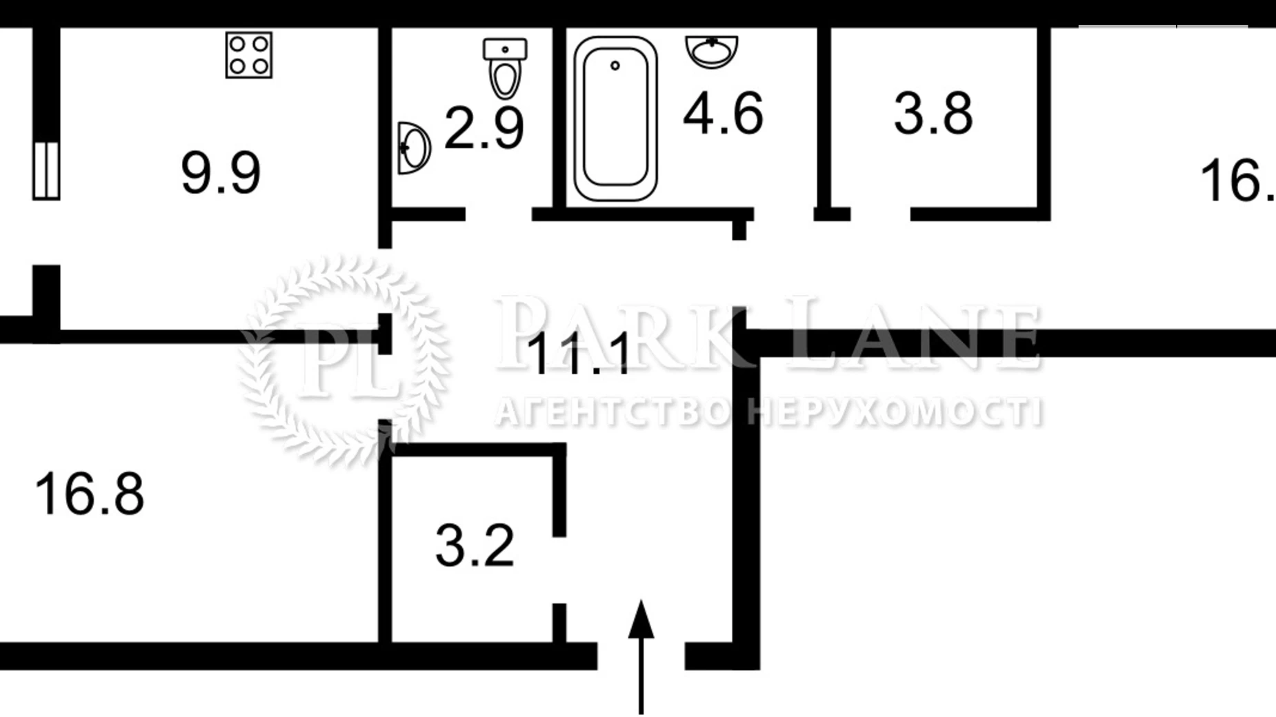 Продается 2-комнатная квартира 73 кв. м в Киеве, ул. Набережно-Рыбальская, 5 - фото 2