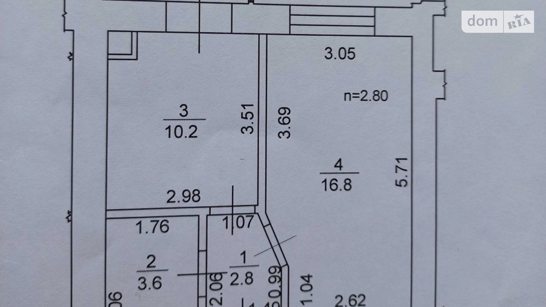 Продається 1-кімнатна квартира 36.1 кв. м у Ірпені, вул. Котляревського, 31