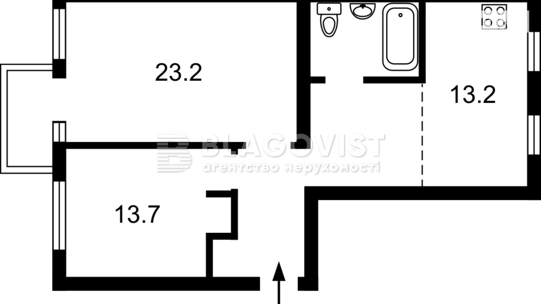 Продается 3-комнатная квартира 70 кв. м в Киеве, ул. Гусовского, 12/7 - фото 2