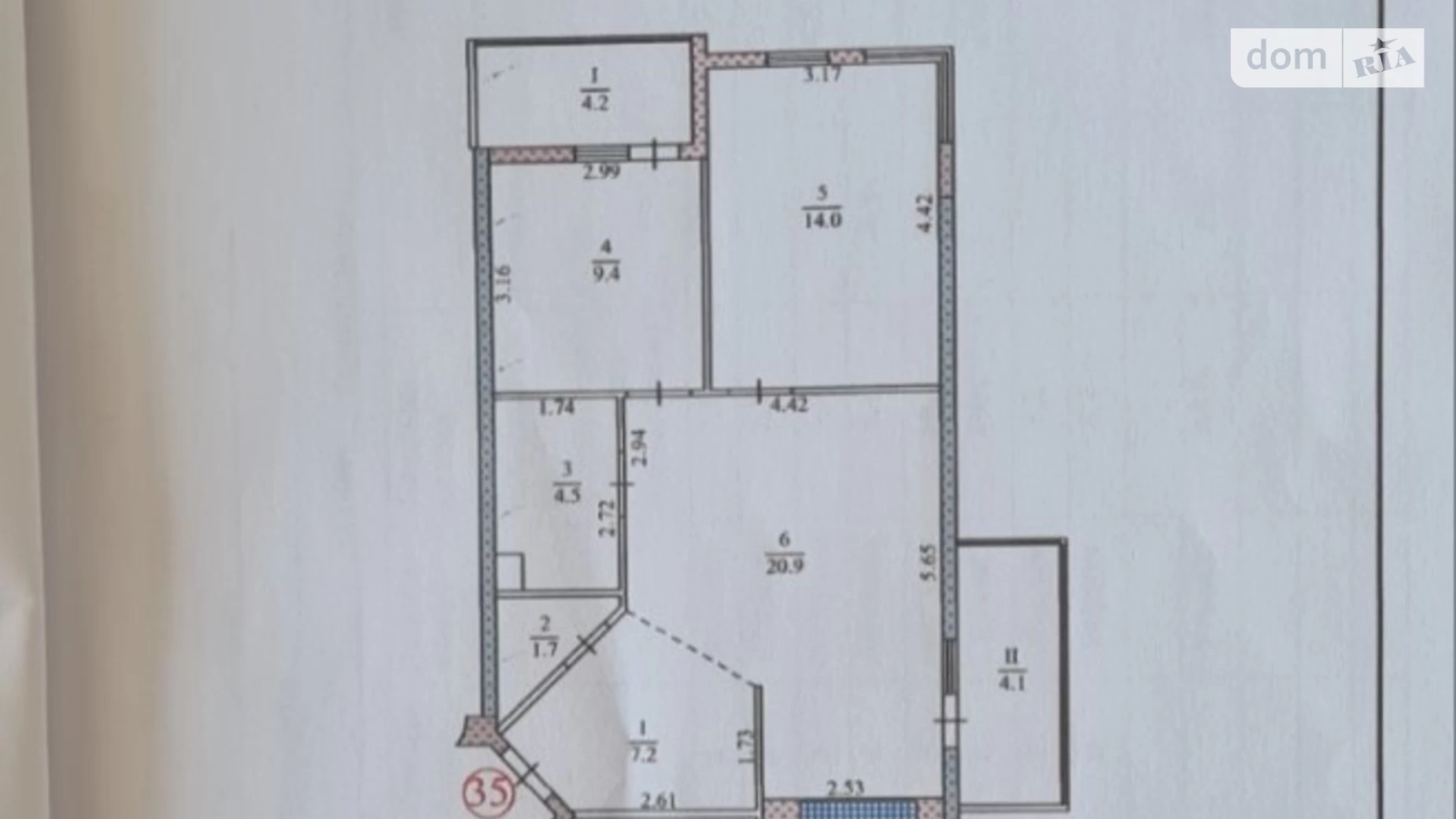 Продается 2-комнатная квартира 67 кв. м в Березовице, ул. Микулинецька(серпня 10 з Микулинецька)