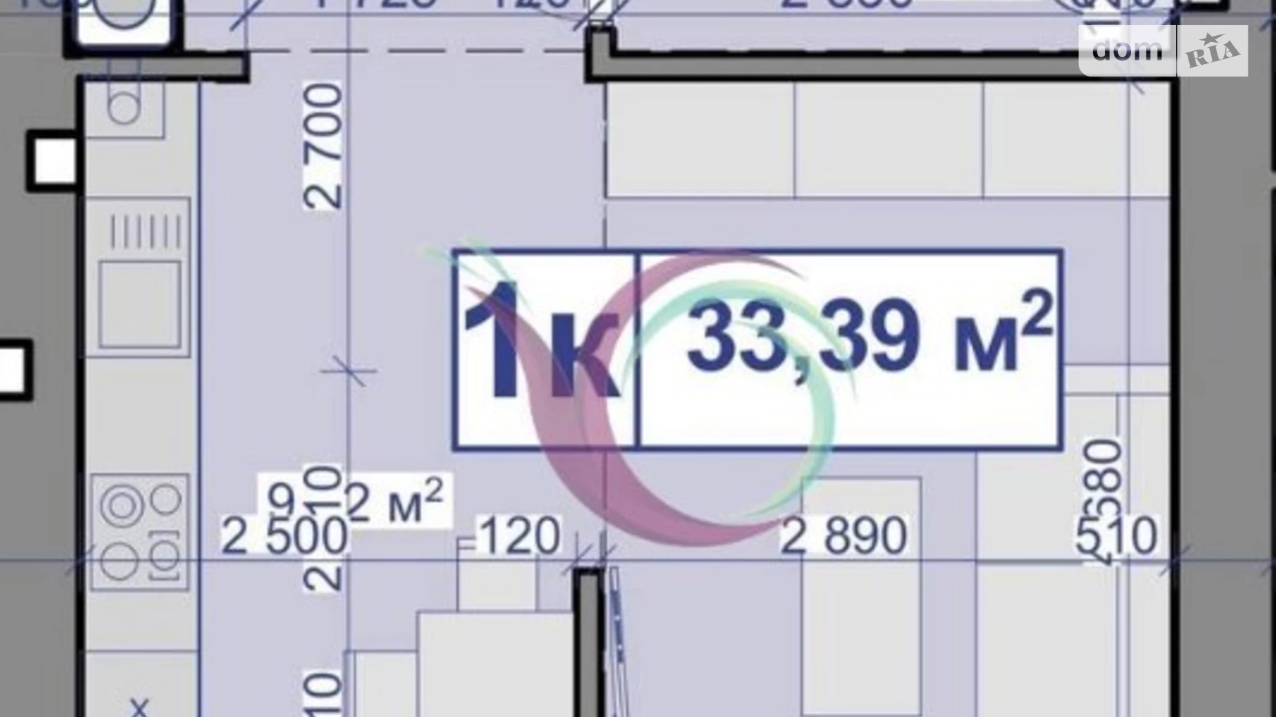 Продается 1-комнатная квартира 33.4 кв. м в Ивано-Франковске, ул. Вячеслава Черновола - фото 4