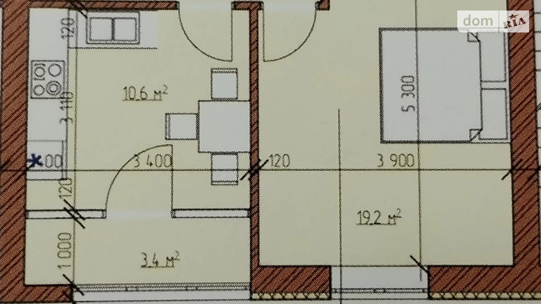 Продается 1-комнатная квартира 43 кв. м в Виннице, ул. Родниковая