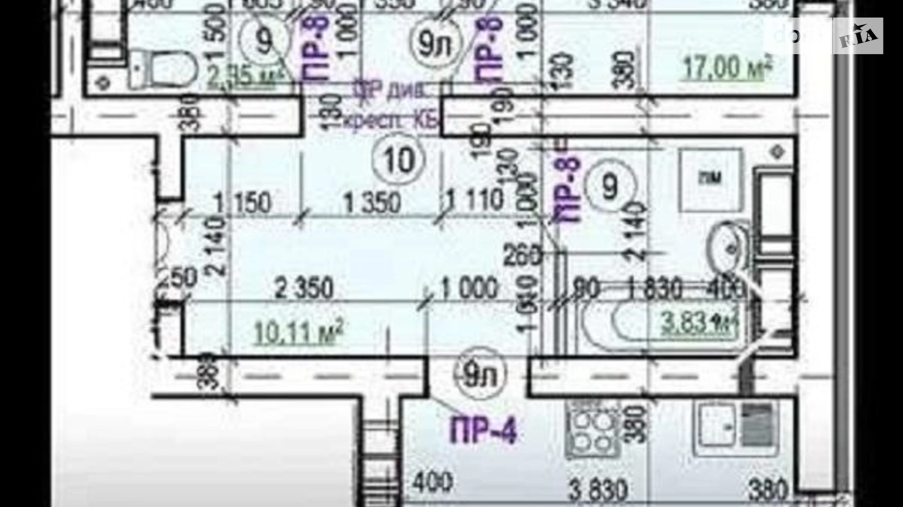 Продается 2-комнатная квартира 62 кв. м в Харькове, ул. Валентиновская