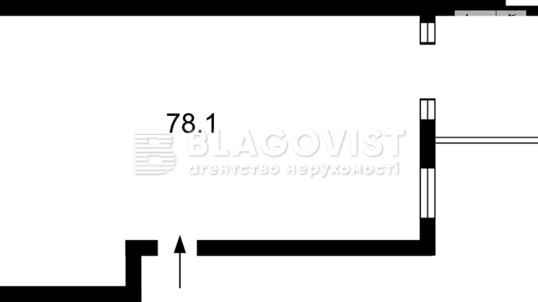 Продается 3-комнатная квартира 78.3 кв. м в Киеве, ул. Гетманская(Майкопская), 1А