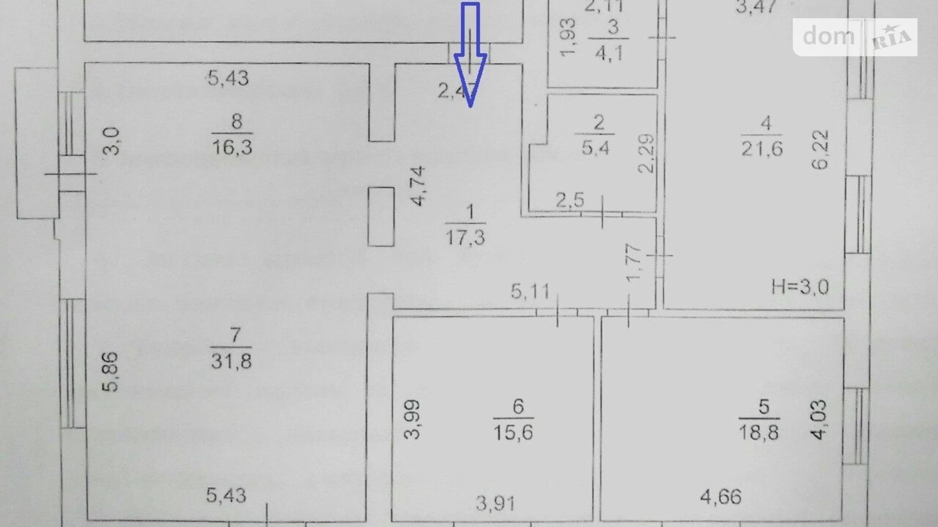 Продается 4-комнатная квартира 135.9 кв. м в Киеве, ул. Белицкая, 108А