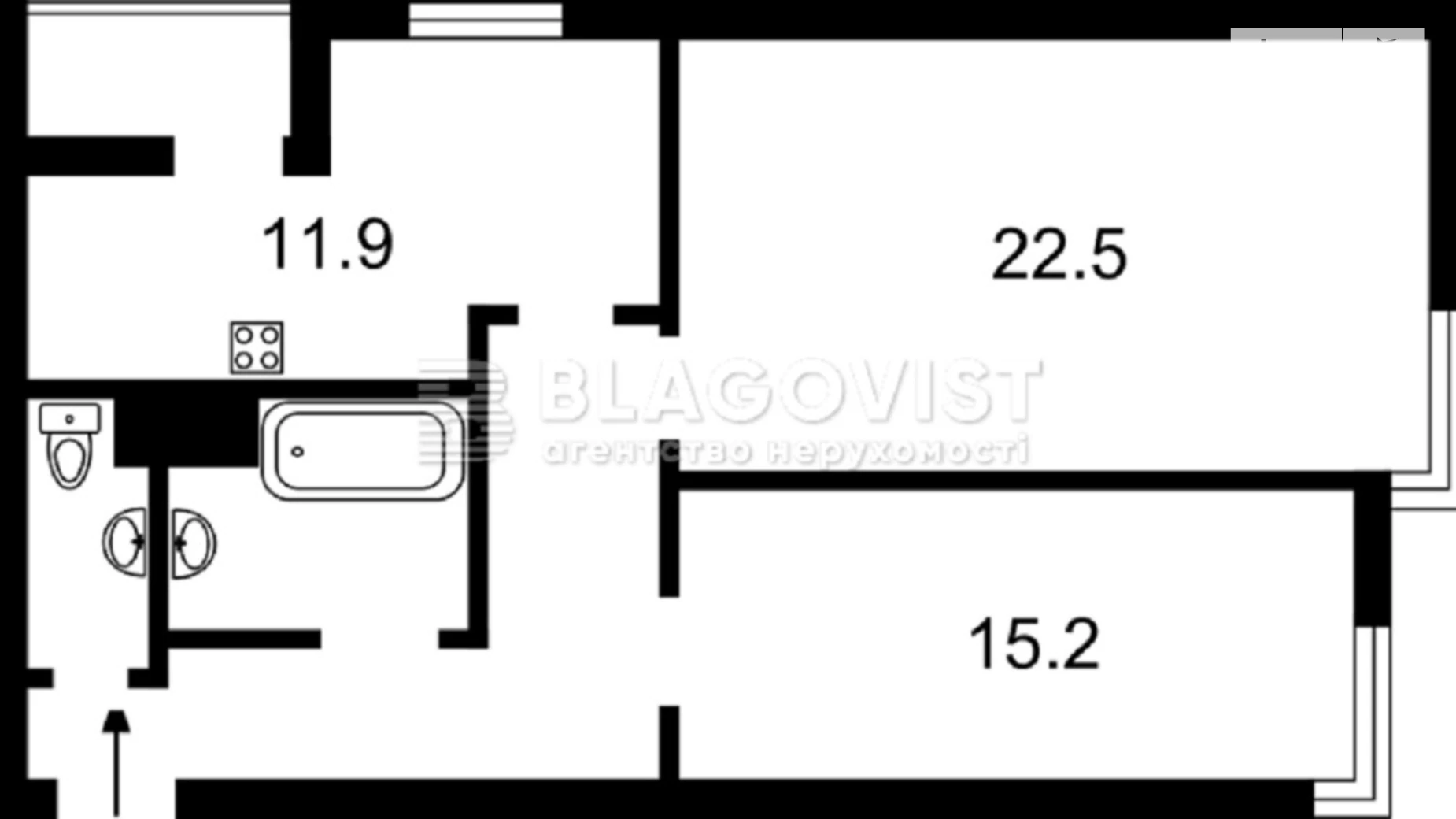 Продается 2-комнатная квартира 67 кв. м в Киеве, ул. Клавдиевская, 40Д - фото 3