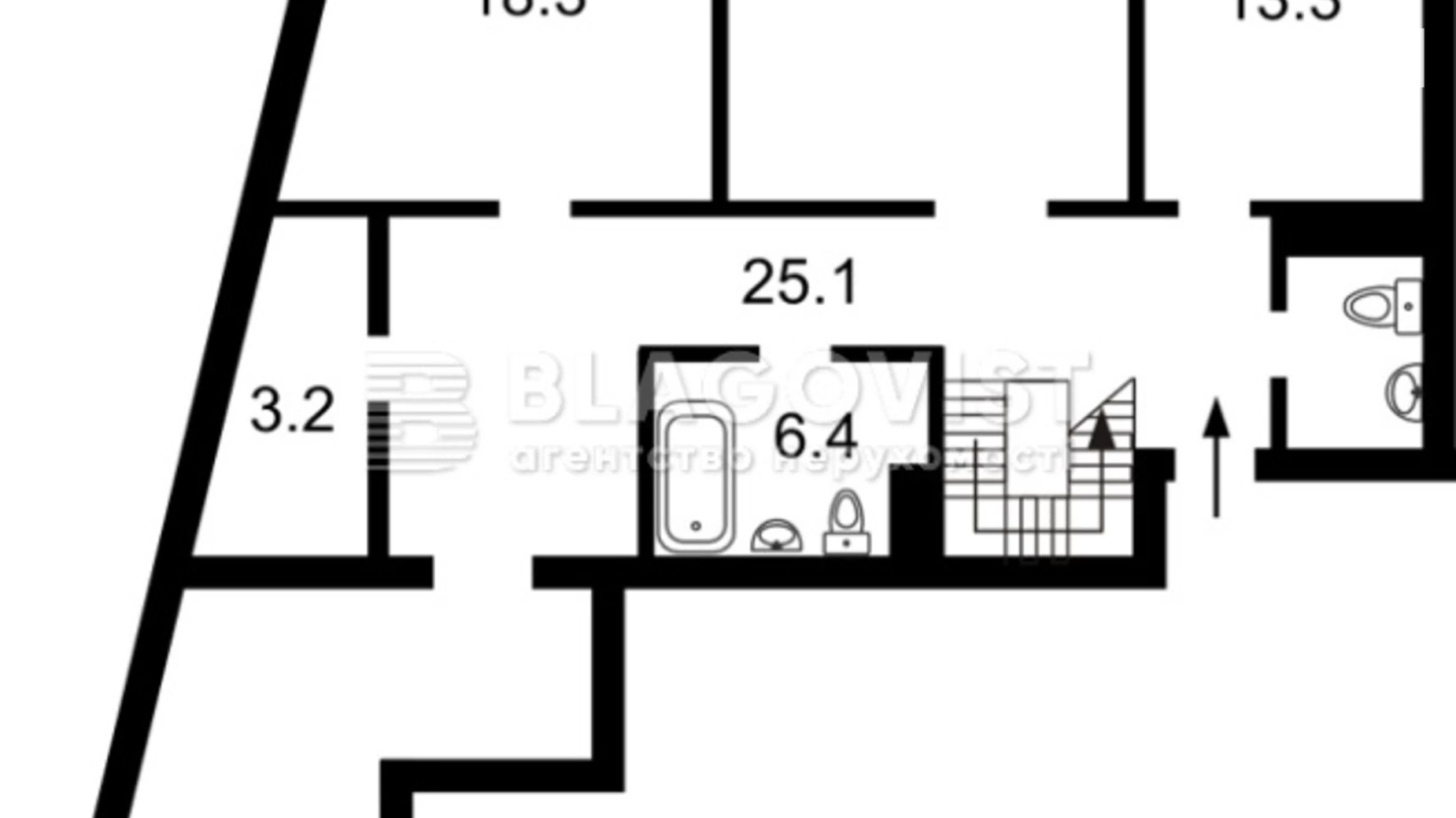 Продается 4-комнатная квартира 165 кв. м в Киеве, ул. Иорданская, 1