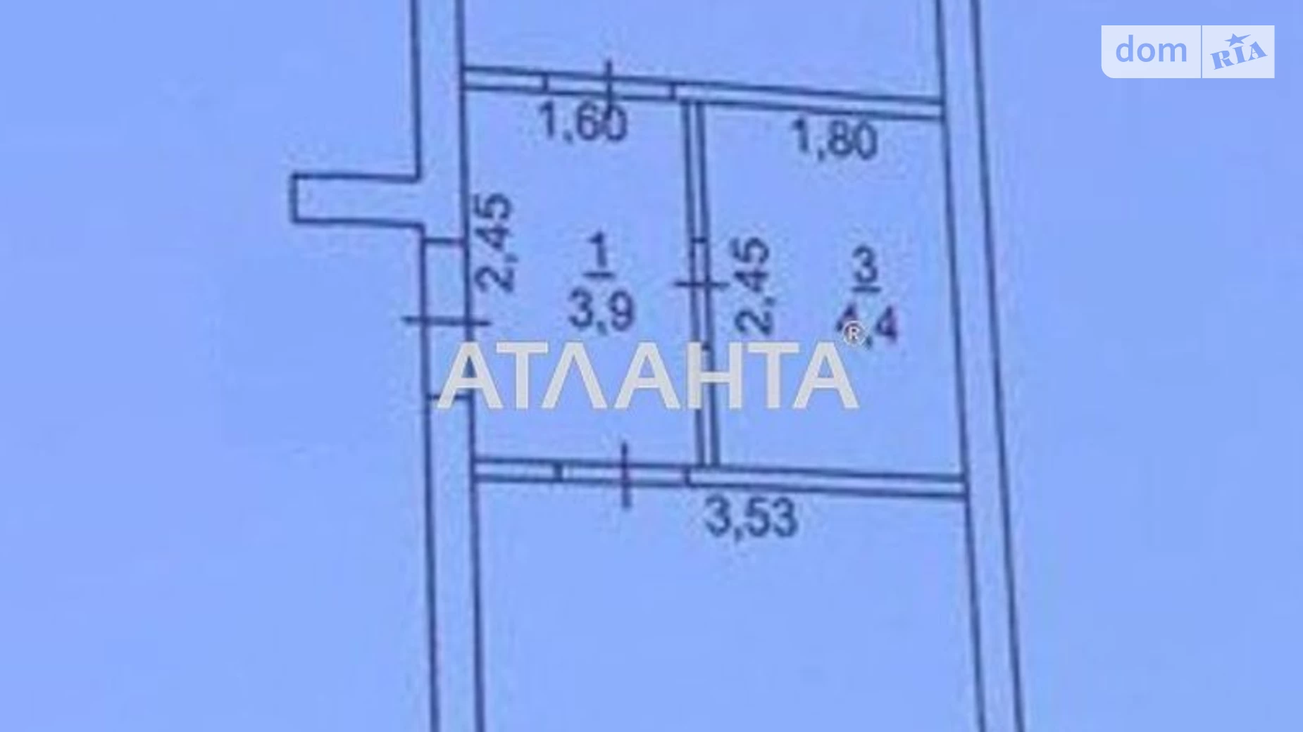 Продается 1-комнатная квартира 45 кв. м в Одессе, ул. Цветочная